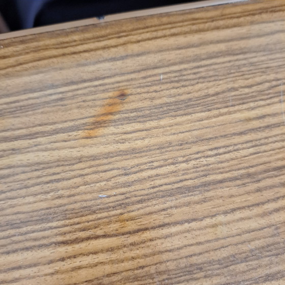 Image 1 of Vintage Set Side Tables - Mid - Century Wood Veneer (1960s)