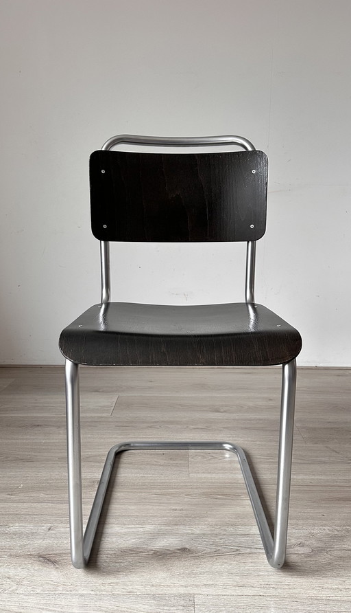 4x Gispen 101 design dining chairs