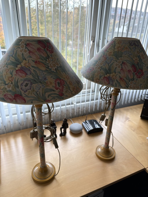 Vintage bloemen lampjes