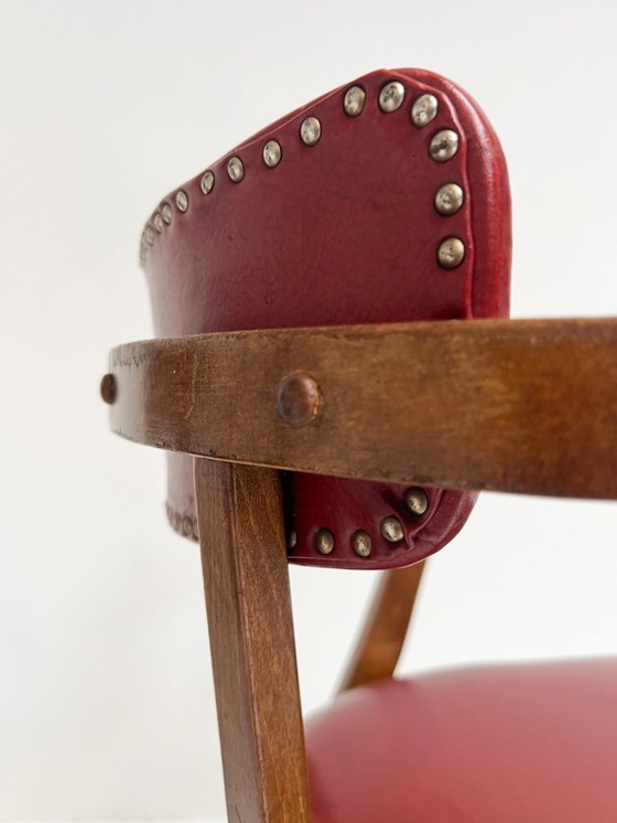 Image 1 of Raro conjunto de sillas modelo 209 (2) de Ligna Thonet, década de 1940