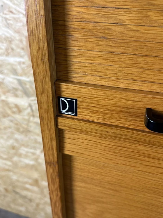 Image 1 of 50s 60s roller shutter cabinet Office cabinet Filing cabinet Mid - Century Dobergo