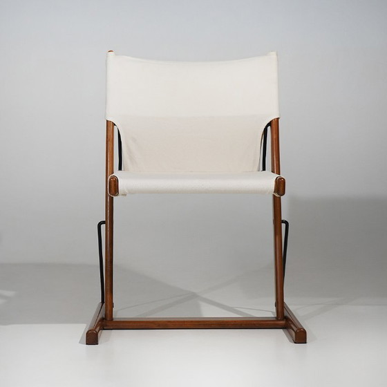 Eight “Nina and Santa Maria” Chairs by Piero De Martini for Cassina, 1970s – Dining chairs, Textile (photo 5 of 15)