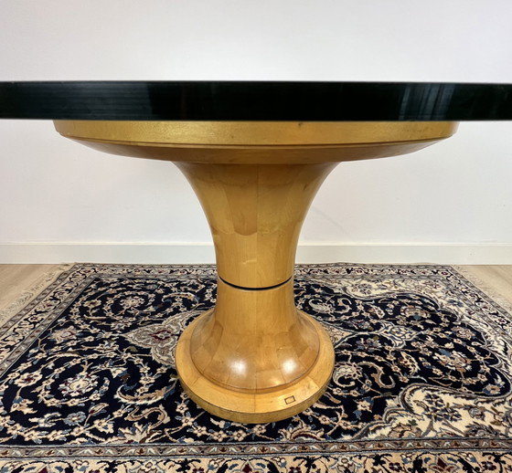 Italienischer Midcentury Esstisch, 1960er Jahre – Esstische, Glas, Holz, Vintage (photo 7 of 11)