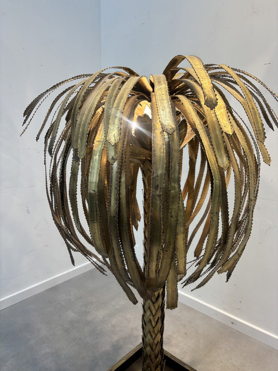 Image 1 of Maison Jansen Palm Tree Floor Lamp