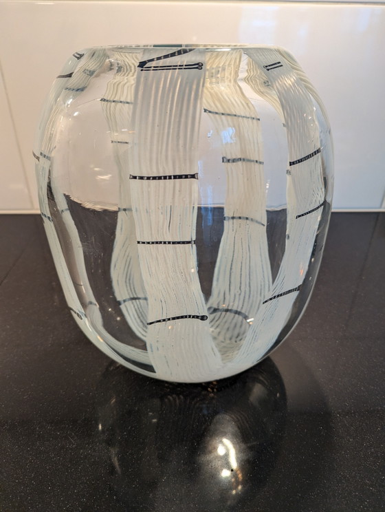 Image 1 of Henry Dean vase made of mouth-blown glass of 4333 grams!