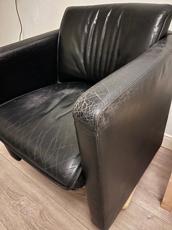 Luxury Leolux Fabio Armchair Black Leather (photo 4 of 7)