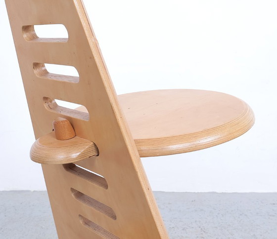 Image 1 of Lundi-sit verstelbare houten stoelen, Lundia 1980s