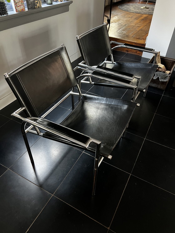 Image 1 of 2x Lounge Chairs By Gerard Vollenbrock