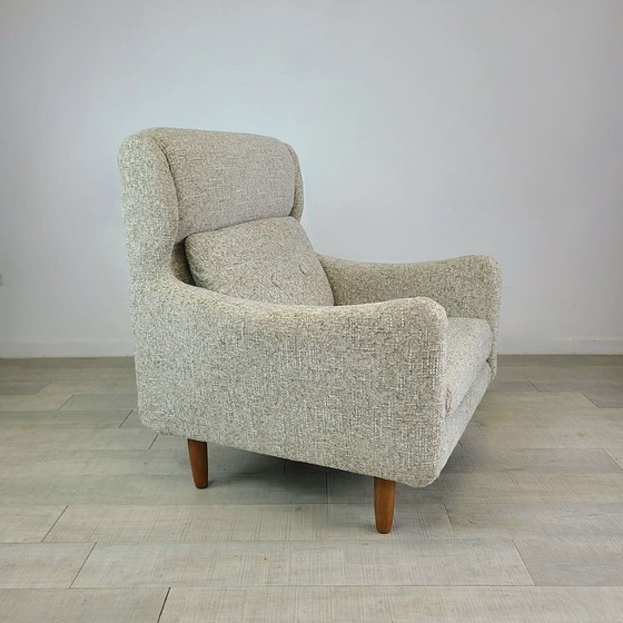 Image 1 of Rare Fauteuil SF116 Dit "Teckel" by Michel Mortier - Edition Steiner, 1963