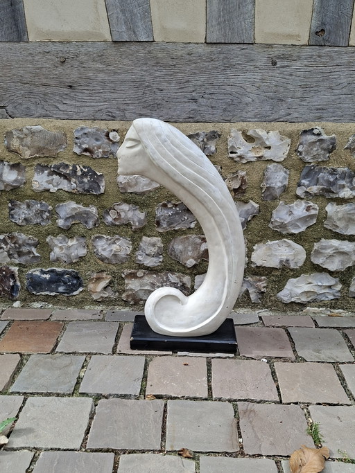 Sculpture de tête de femme – beeldhouwkunst, Other (photo 2 of 6)