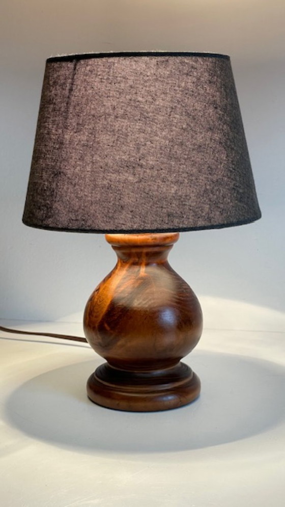Image 1 of Vintage Country Style Solid Wood Lamp