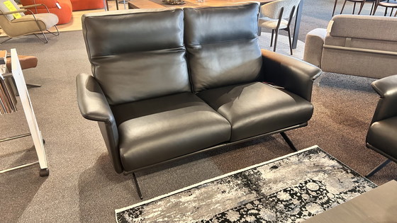 Image 1 of 3 + 2 seater sofa Musterring MR6530 leather