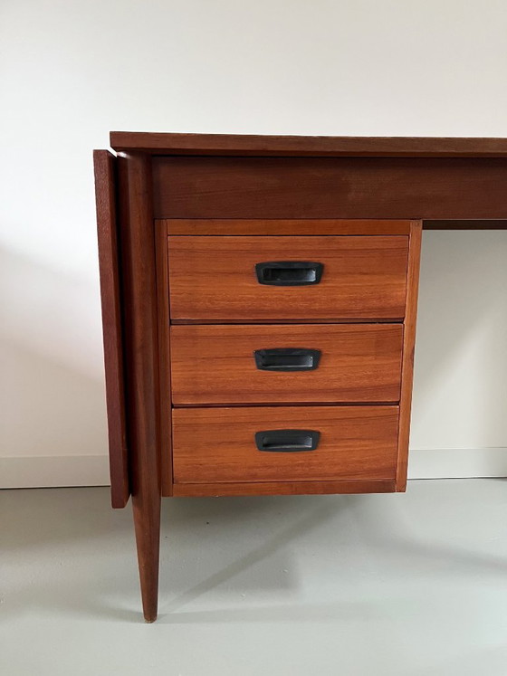 Bureau Arne Vodder Drop Leaf Desk, Jaren 60 – Wood (photo 3 of 10)