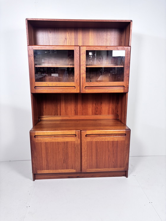 Image 1 of Vintage vitrinekast teak deens