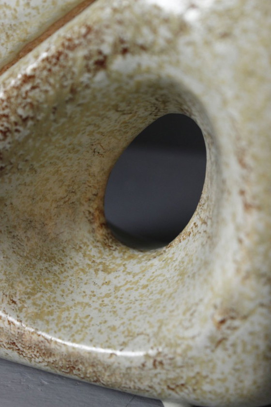 Roberto Rigon & Bertoncello Ceramiche - Free Form Double Body Vase Italy 1970s – Mid Century Modern (photo 5 of 9)