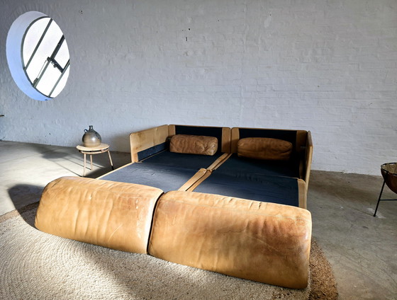 Image 1 of De Sede Modular Sofa 60s 70s Benches Sofa Couch Set Seating Group Vintage Daybed