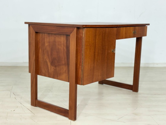 Image 1 of Mid-century modern bureau, damestafel, houten tafel, vintage bureau