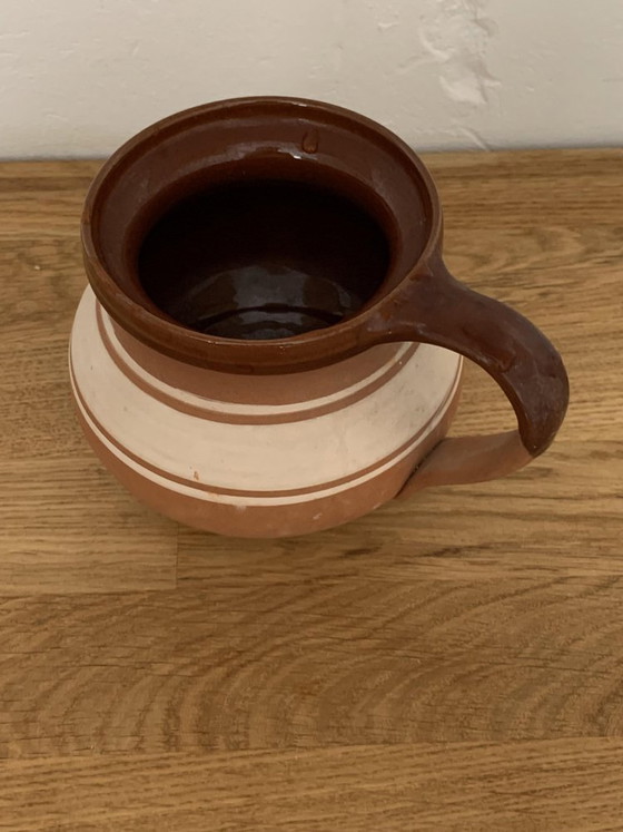 Jarra Folclórica Húngara de Cerámica Esmaltada – Vasos y jarras (photo 4 of 5)
