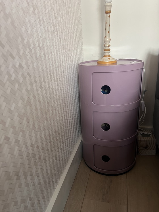 Image 1 of Kartell cabinet with 3 compartments