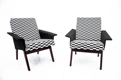 Ensemble de fauteuils rétro, Tchécoslovaquie, années 1960