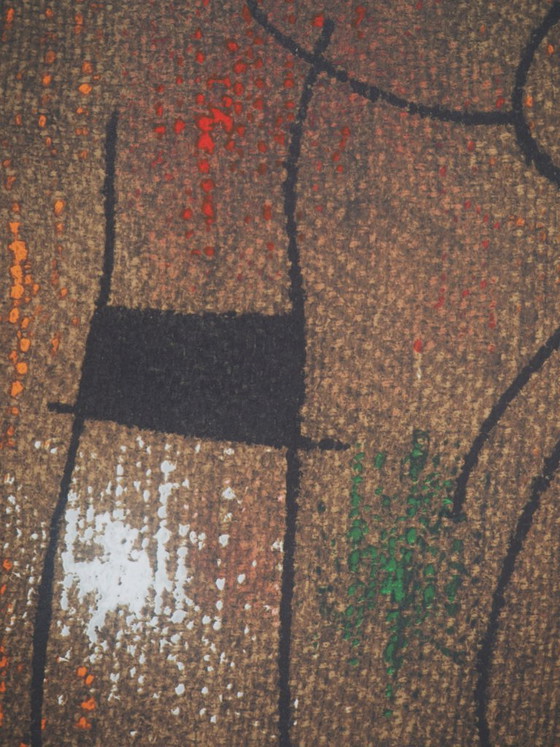 Joan Miró: Mujer abstracta, litografía firmada – Litografías y grabados, Paper (photo 5 of 5)