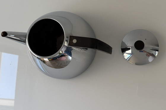 Image 1 of Vintage 60’s RVS theepot, merk Daalderop