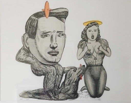 Litografía Pat Andrea (95 x 80 cm)