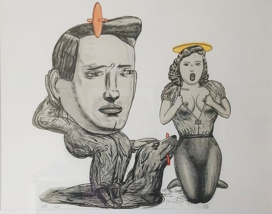 Image 1 of Litografía Pat Andrea (95 x 80 cm)