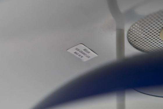 Image 1 of Elegante blauwe hanglamp van Belux (Denemarken, jaren 80).