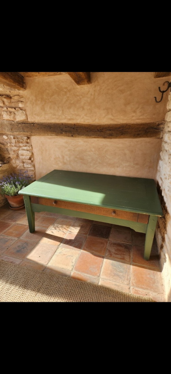 Image 1 of Vintage Rustic Farmhouse Coffee Table
