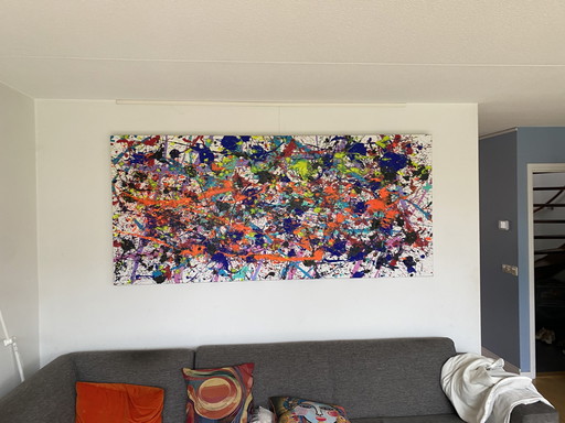 Acrylic on canvas painting - Impression by artist Rick Triest