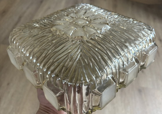 Image 1 of Set Of Two Glass Vintage Ceiling Lamps