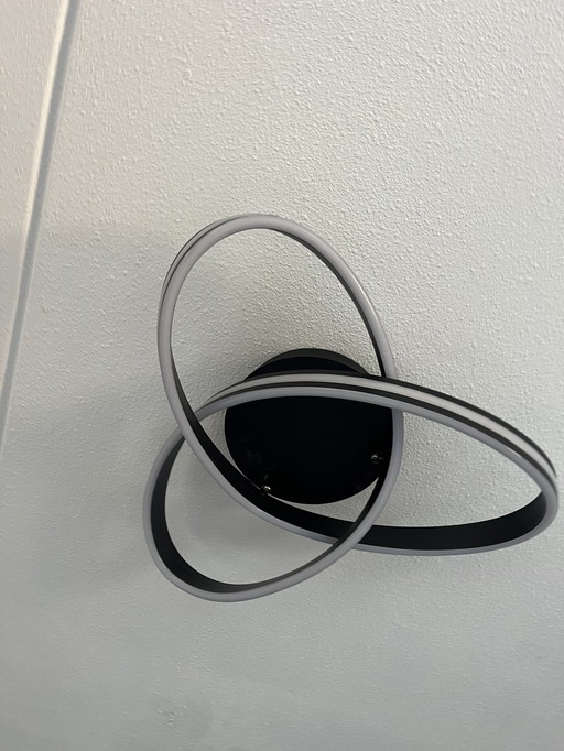 Schwarze LED-Lampe Trio Leuchten