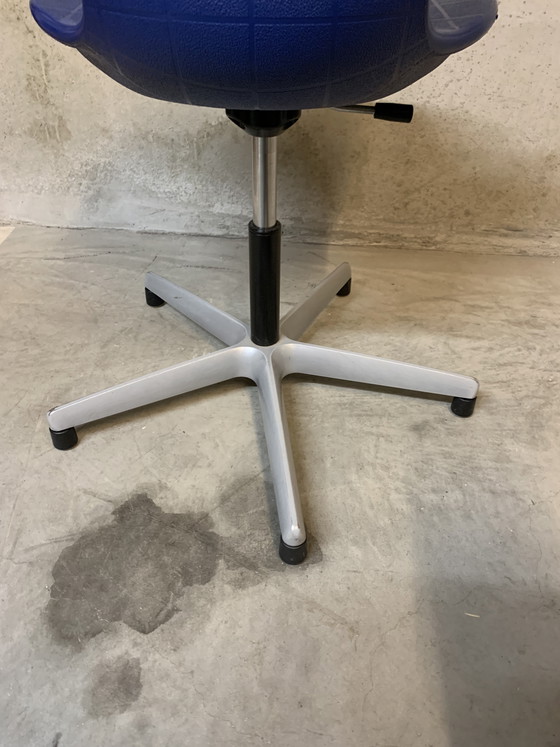 Image 1 of Office chair by Verner Panton for VS Möbel. Blue.