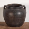 Small antique dark colored ceramic vase (c.1900) #1 (photo 16 of 18)