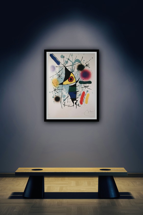 Image 1 of Joan Miro: "Home De Festa, 1972".