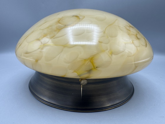 Image 1 of Marbled ceiling lamp with a warm appearance