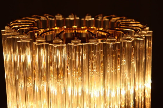 Image 1 of Large waterfall floor lamp/floor lamp by Novaresi, Murano glass, Italy, 1970s