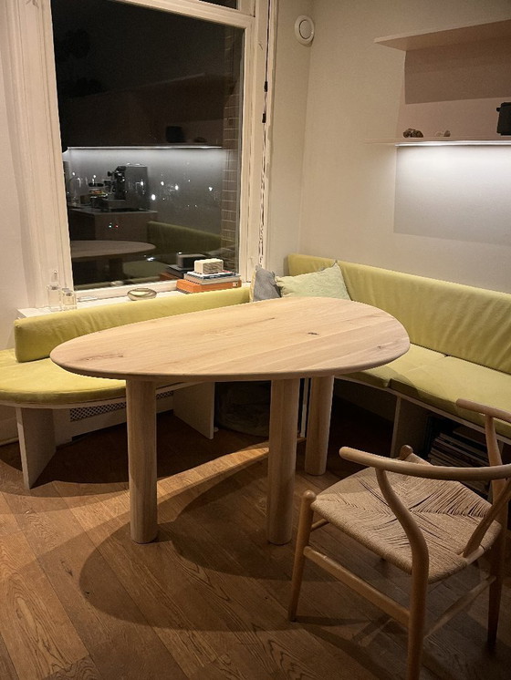 Image 1 of Table de salle à manger sur mesure en chêne massif bio