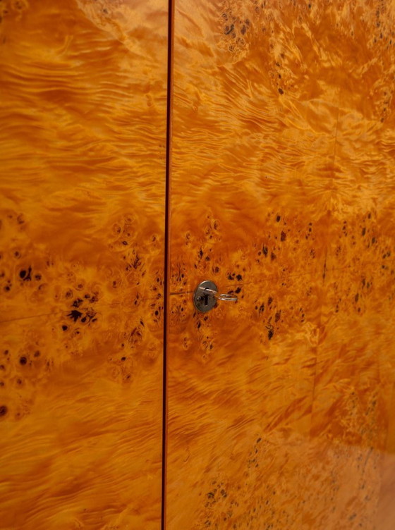 Armadio Vintage Mid-Century, Impiallacciatura in Radica, Cecoslovacchia, 176 × 116 × 58 cm (photo 7 of 21)