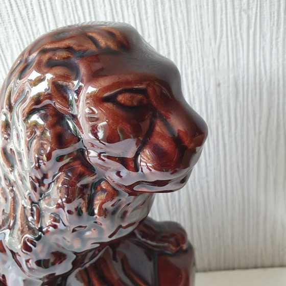 Image 1 of Scheurig&Greulich. Leeuw met klok en 2 kandelaars 1920-1930