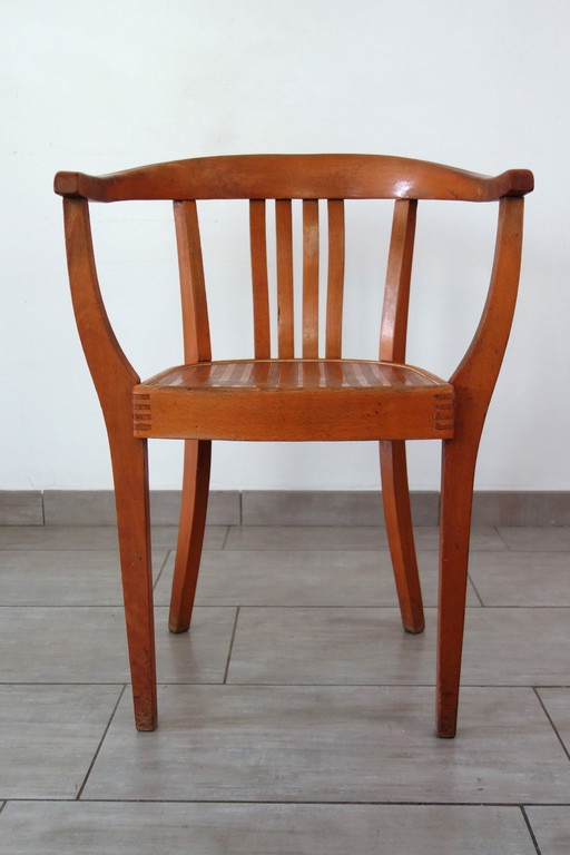 Fauteuil de bureau art déco années 40