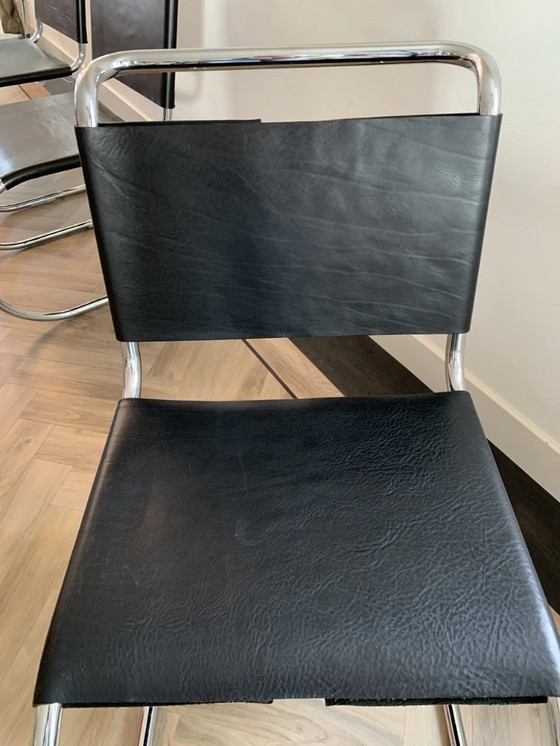 Image 1 of Six dining chairs by Ludwig Mies van der Rohe for Thonet