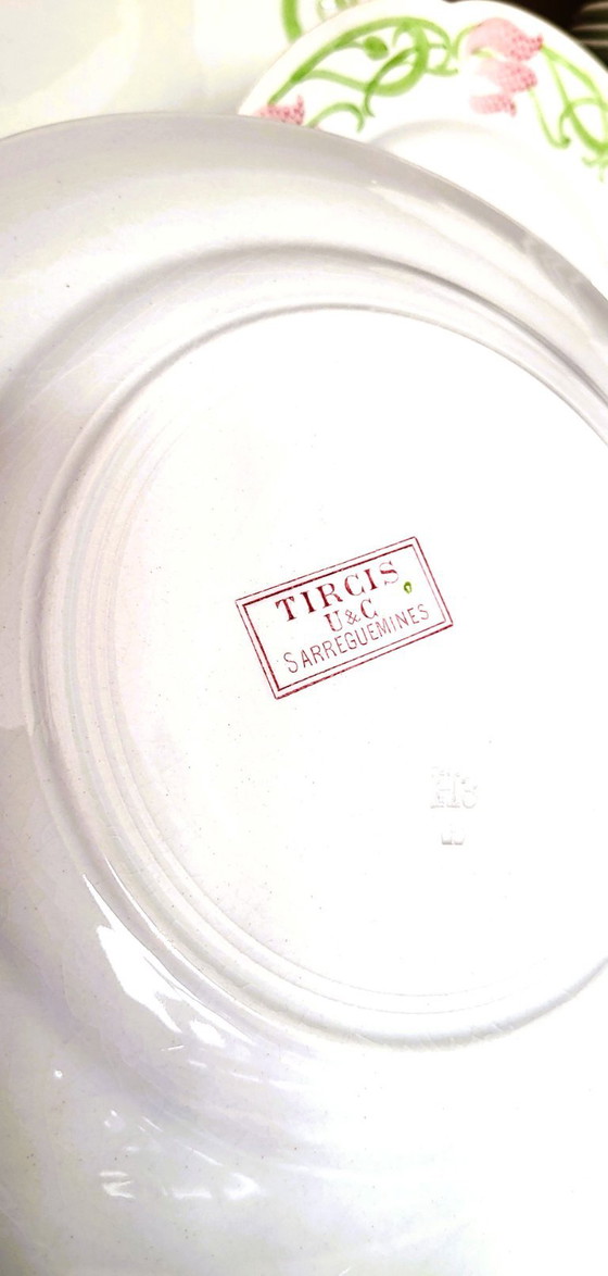 U&C Sarreguemines TIRCIS Jugendstilservice – U C Sarreguemines TIRCIS, Geschirr, Porcelain (photo 5 of 9)