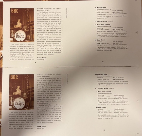 Image 1 of Seltene Druckausgabe – The Beatles – Live bei der BBC