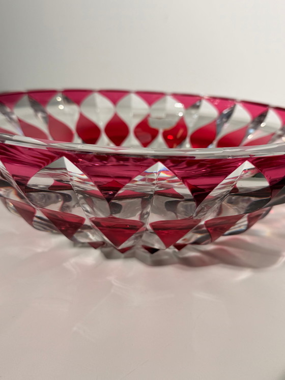 Val Saint Lambert Cut Crystal Bowl – Tableware, Glass (photo 5 of 5)