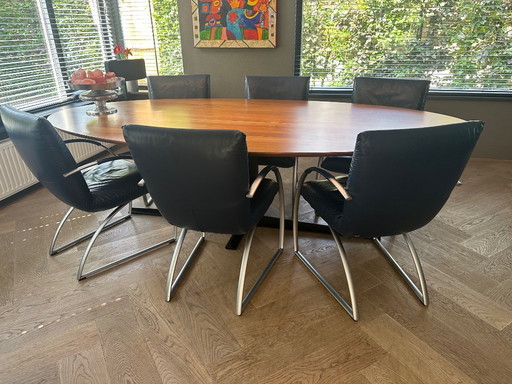 6x chaises de salle à manger Rolf Benz