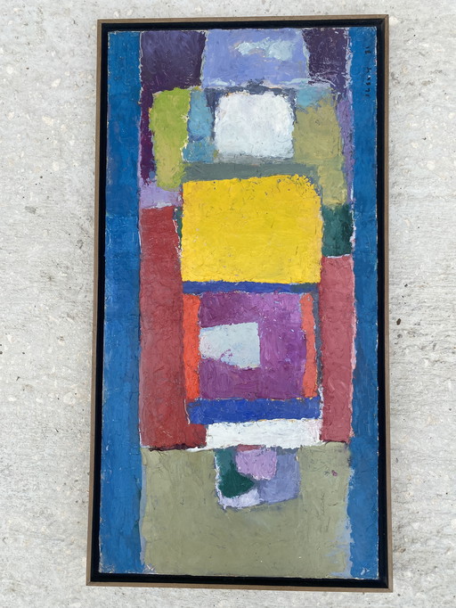 Isadore Levy "Brandford" 1971 Oil on canvas  