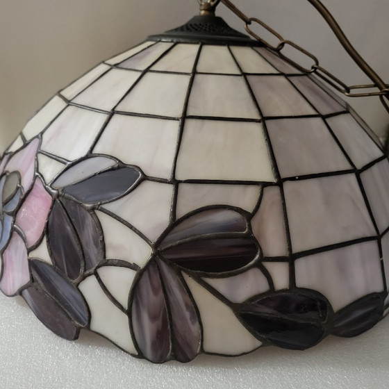 Image 1 of Lampada a sospensione Tiffany vintage