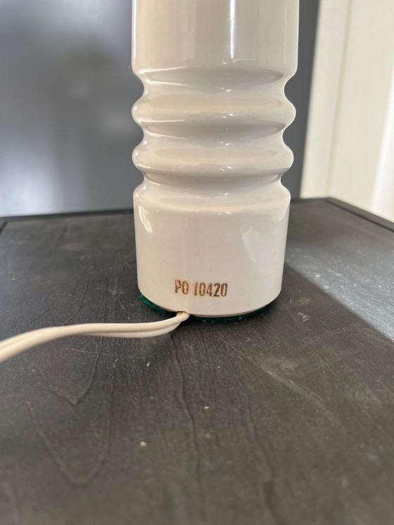 Image 1 of Zeldzame vintage CGEC keramische industriële lamp (1961) – 1,3 kg, uniek design